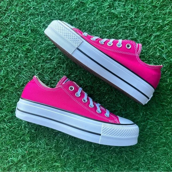 🎁Converse Chuck Taylor All Star Ctas Lift Hi Cerise Pink - Picture 9 of 10